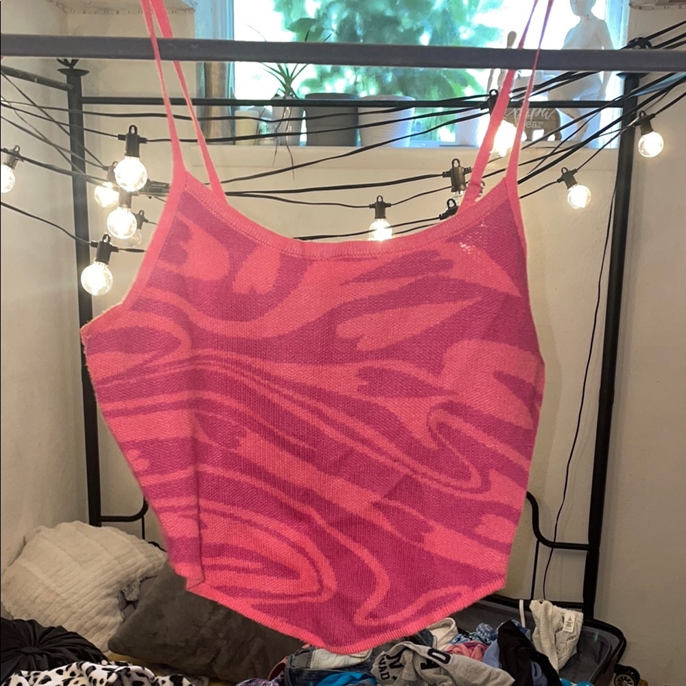 Forever 21 Pink Crop Camisole